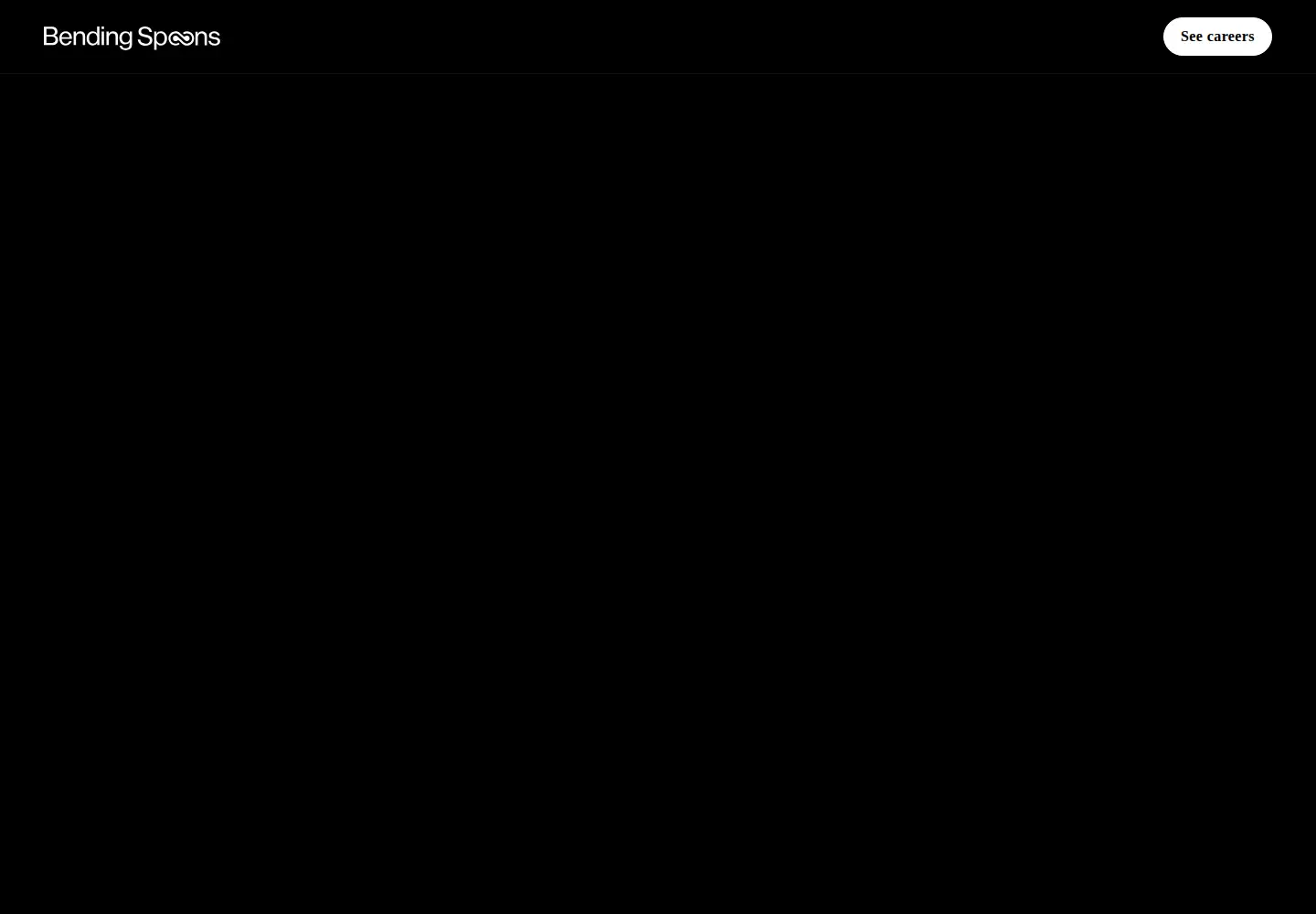 Screenshot of bendingspoons.com