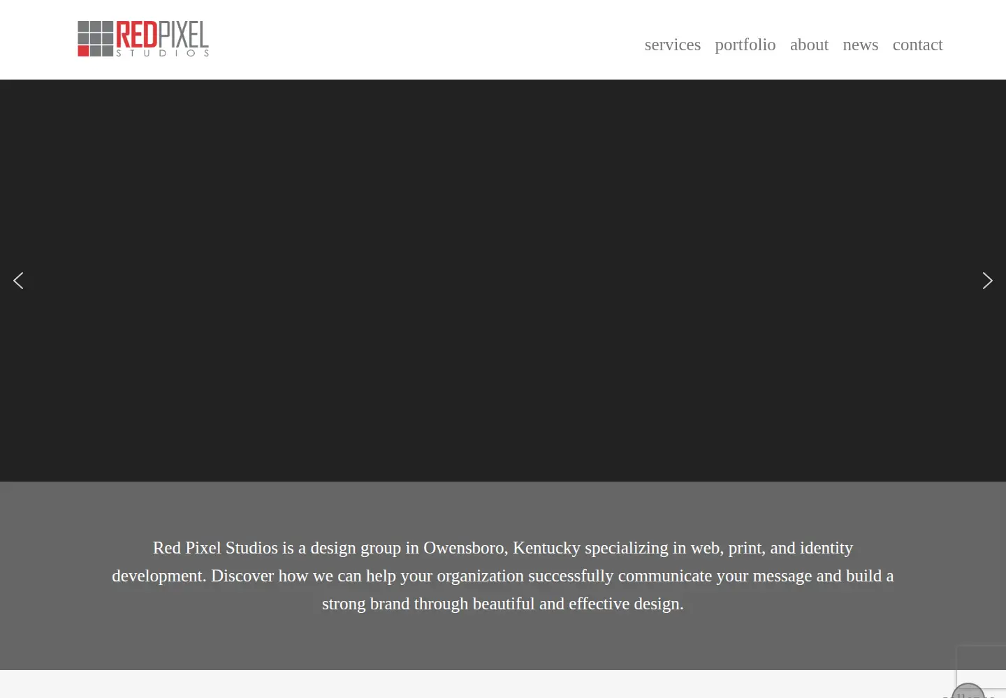 Screenshot of redpixel.com