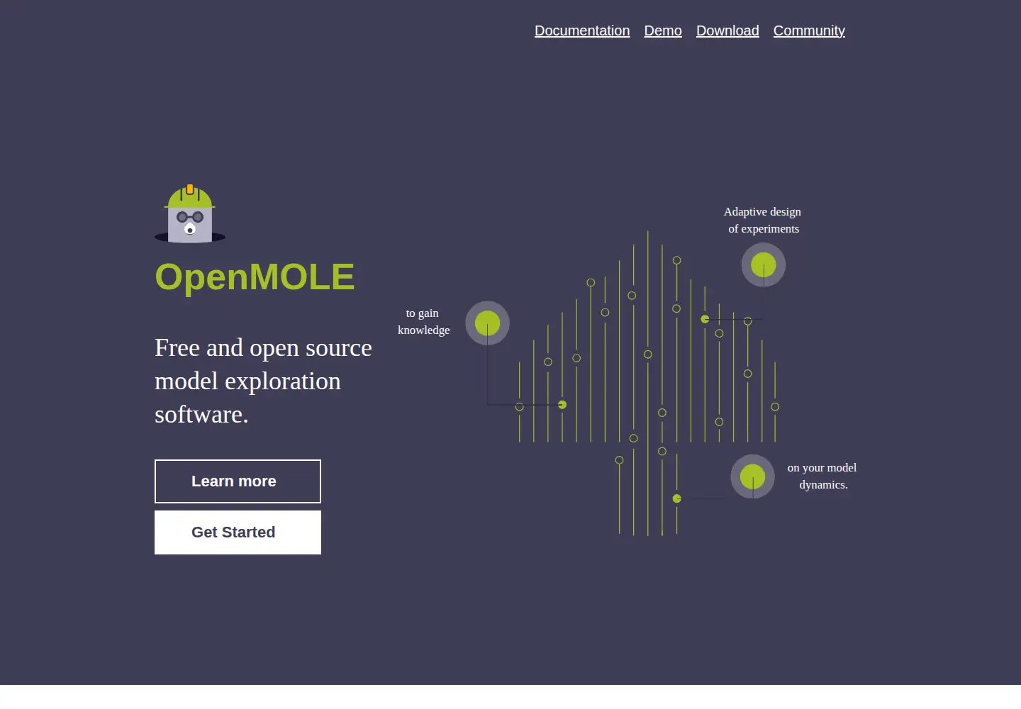Captured homepage of openmole.org in the current scan