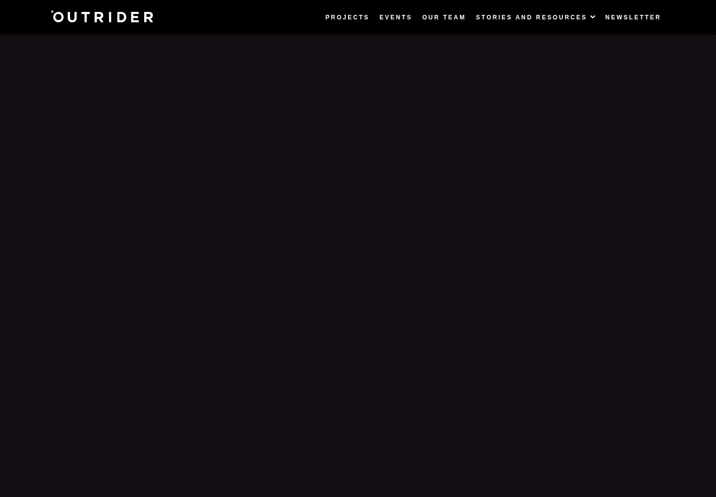 Screenshot of outrider.org