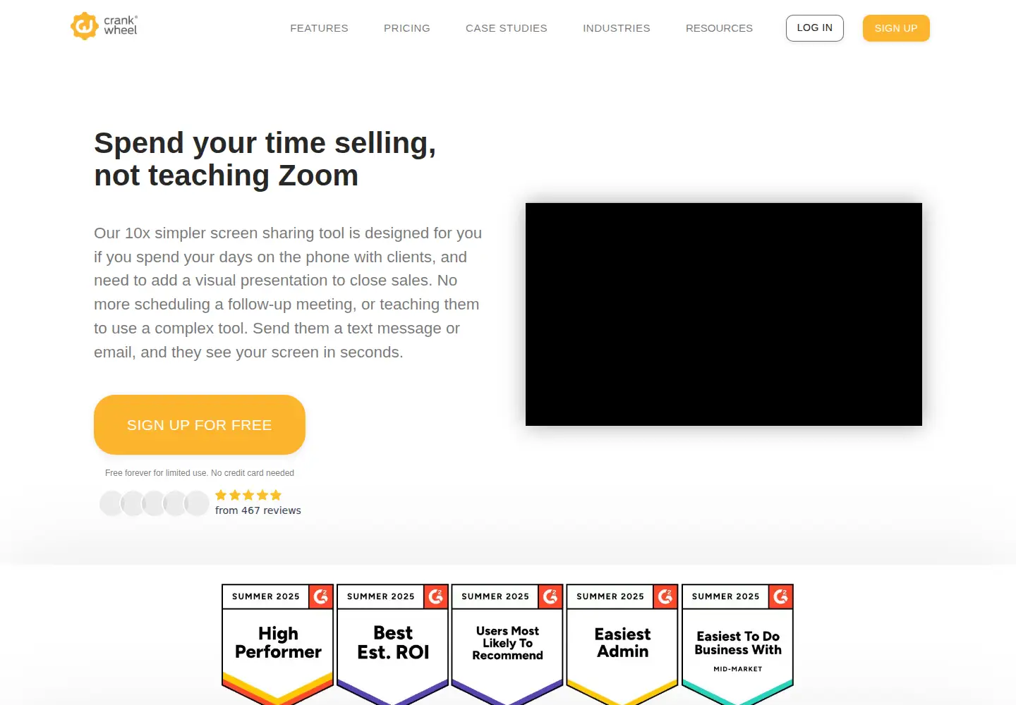 Screenshot of crankwheel.com