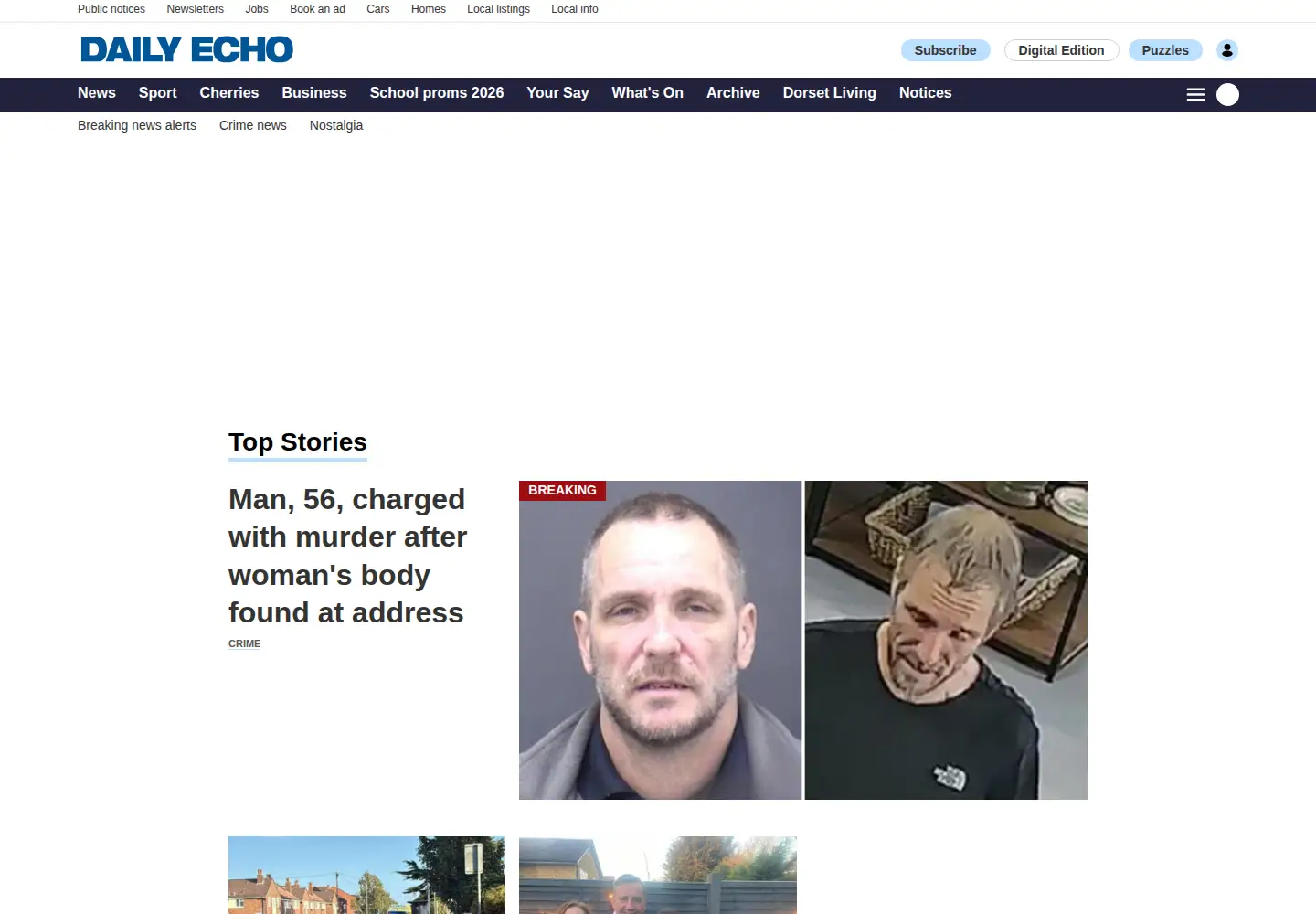 Screenshot of bournemouthecho.co.uk