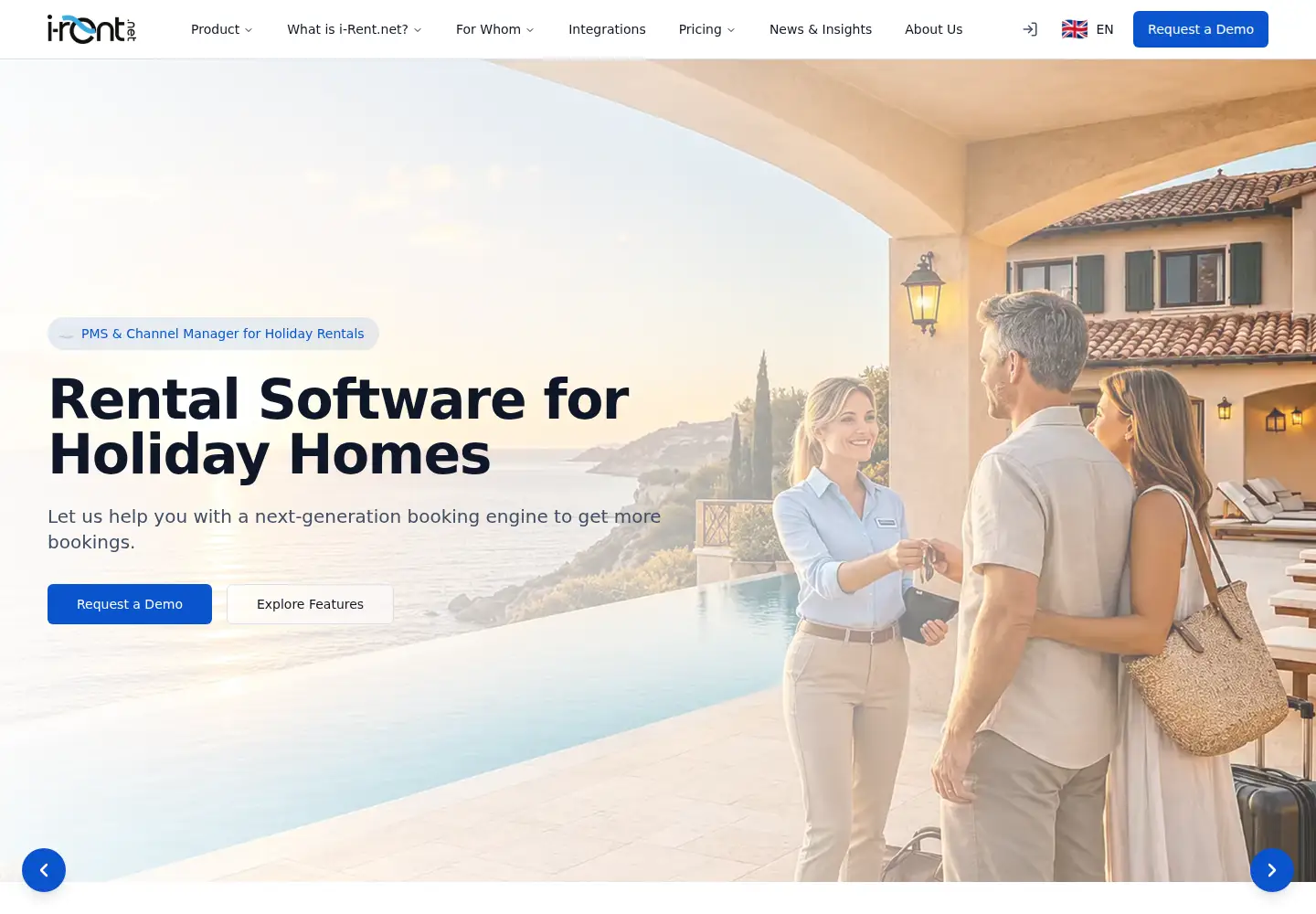 Screenshot of i-rent.net