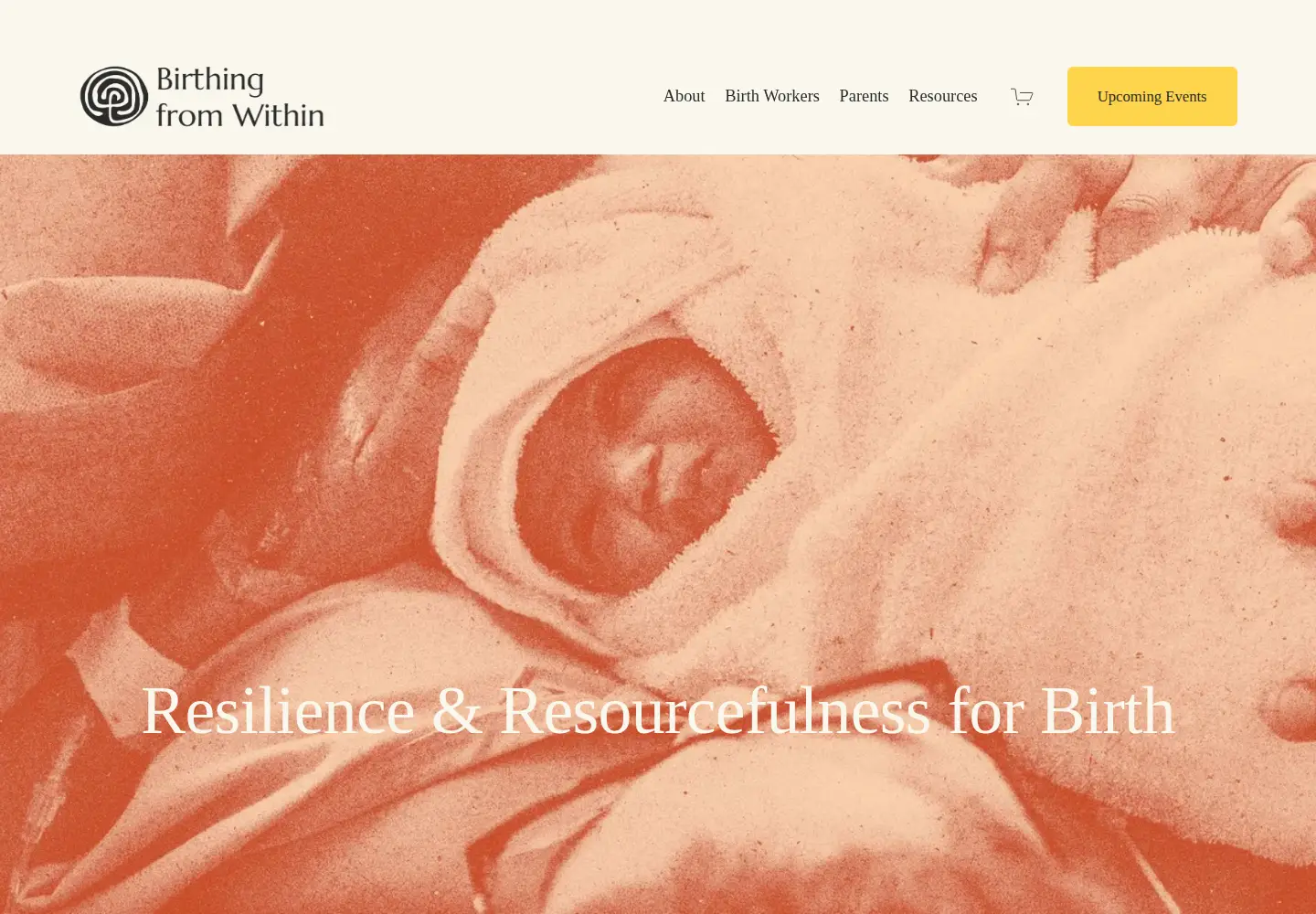 Screenshot of birthingfromwithin.com