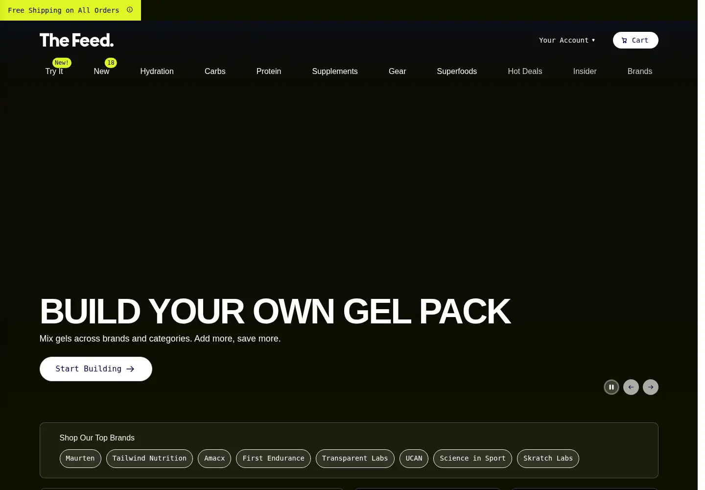 Screenshot of thefeed.com