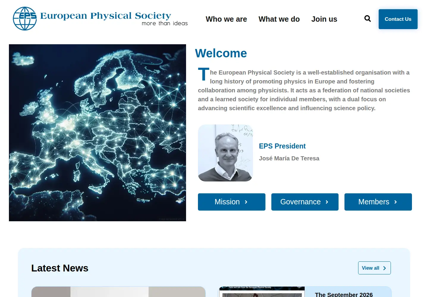 Screenshot of eps.org