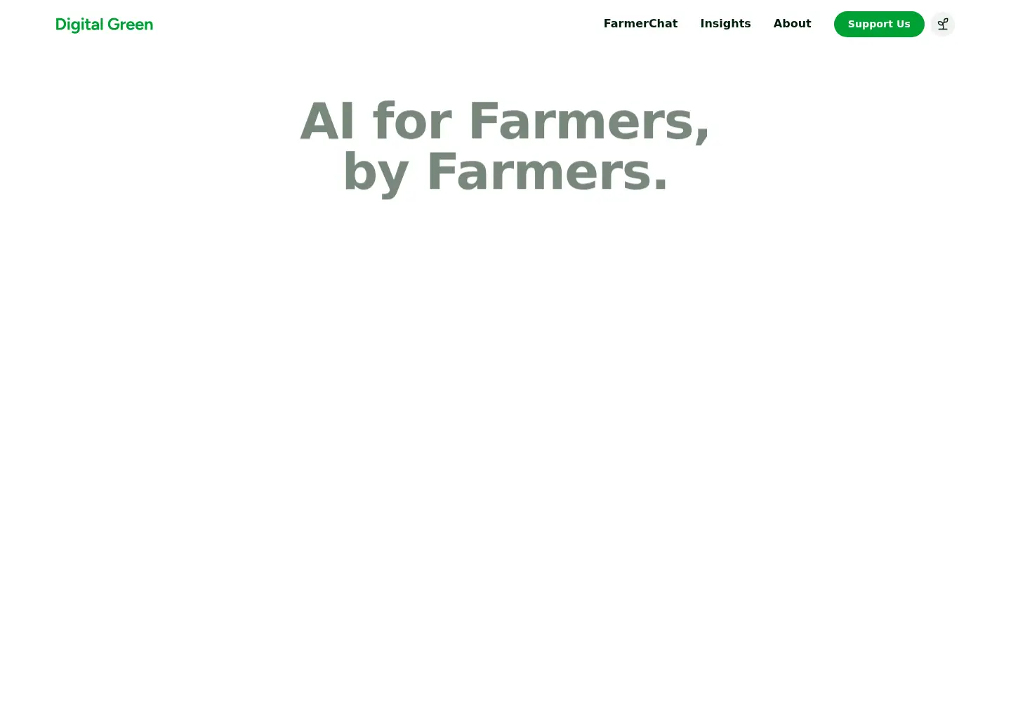 Screenshot of digitalgreen.org