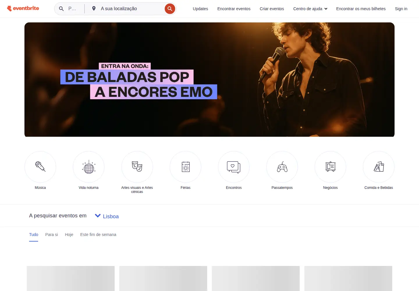 Screenshot of eventbrite.pt