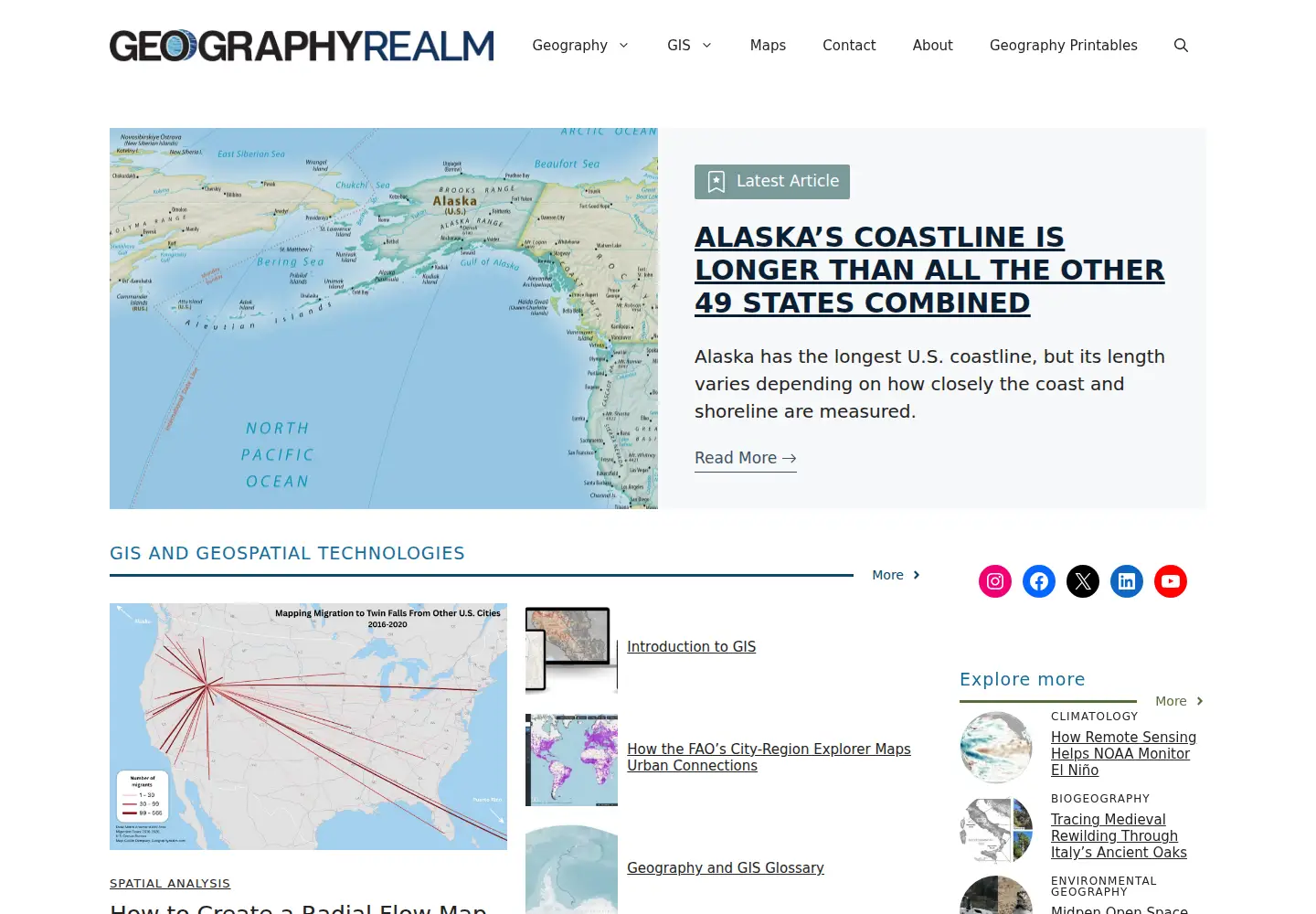 Screenshot of gislounge.com