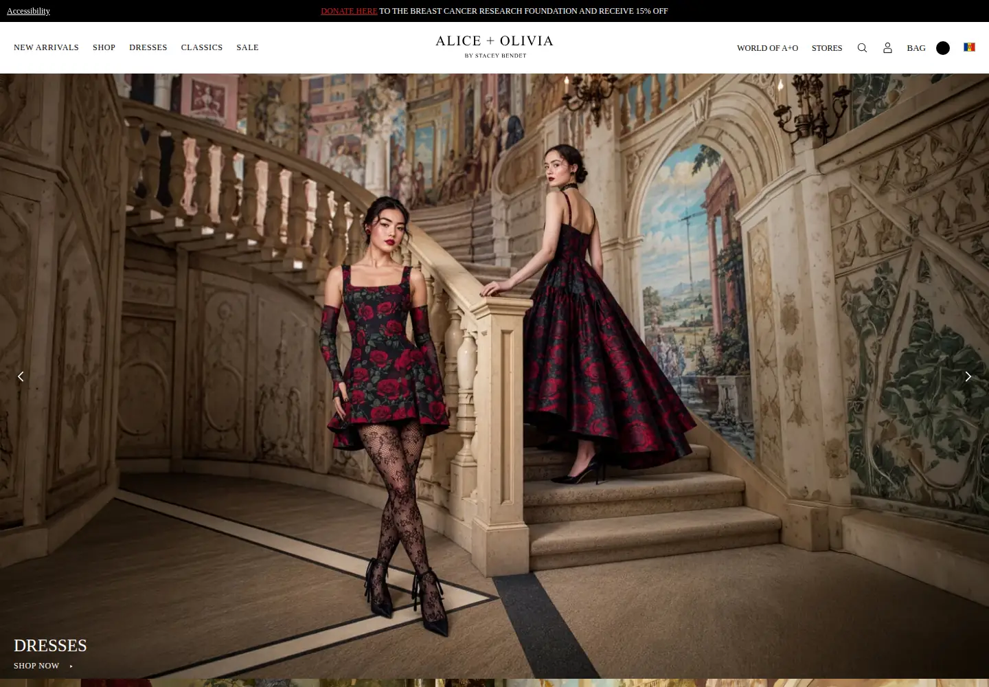 Screenshot of aliceandolivia.com