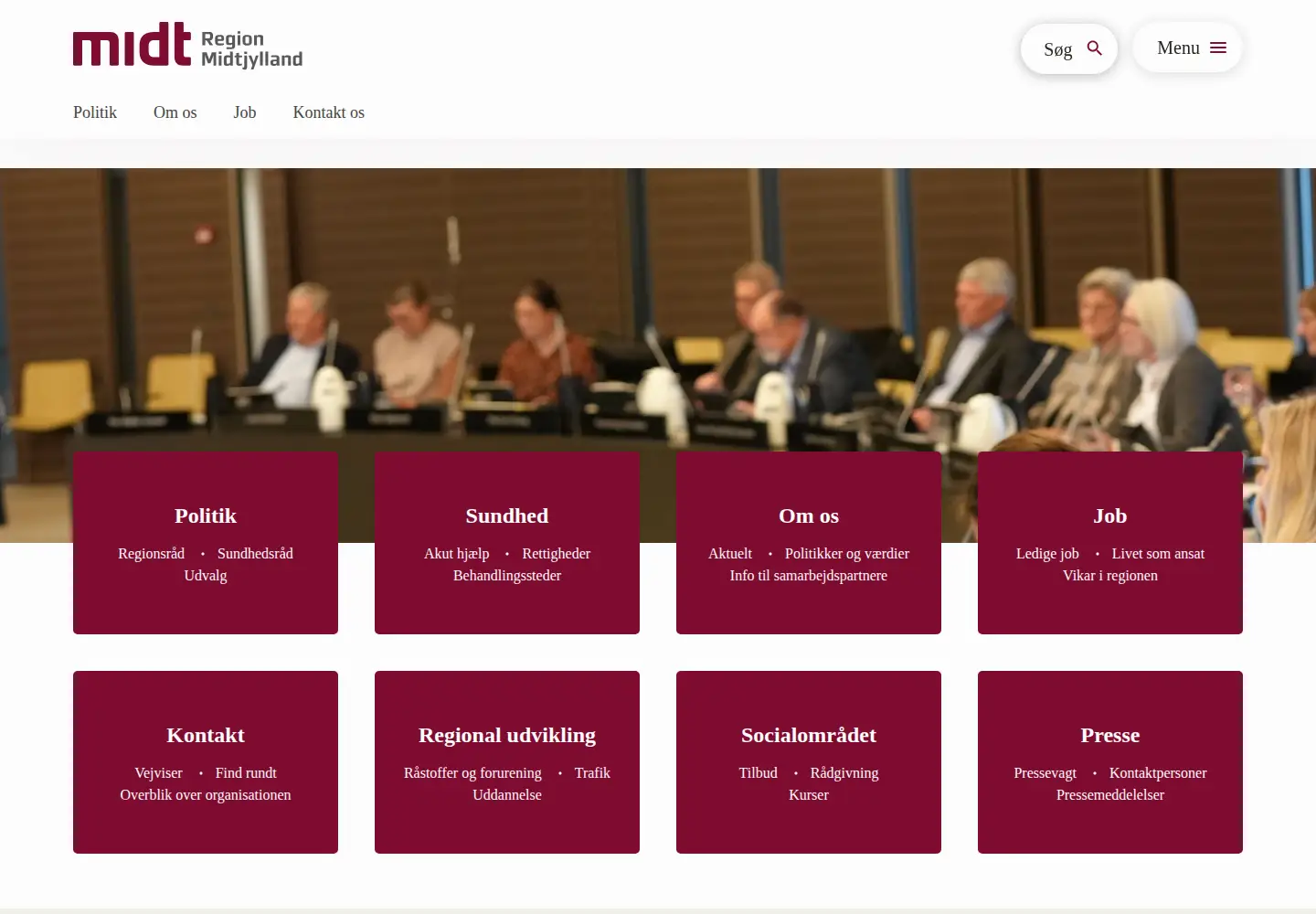 Screenshot of rm.dk