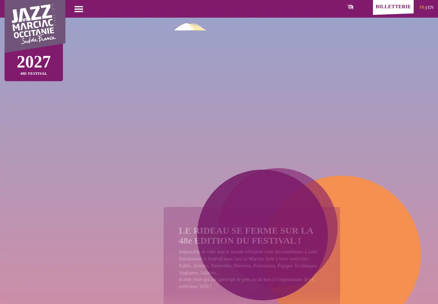 Screenshot of jazzinmarciac.com