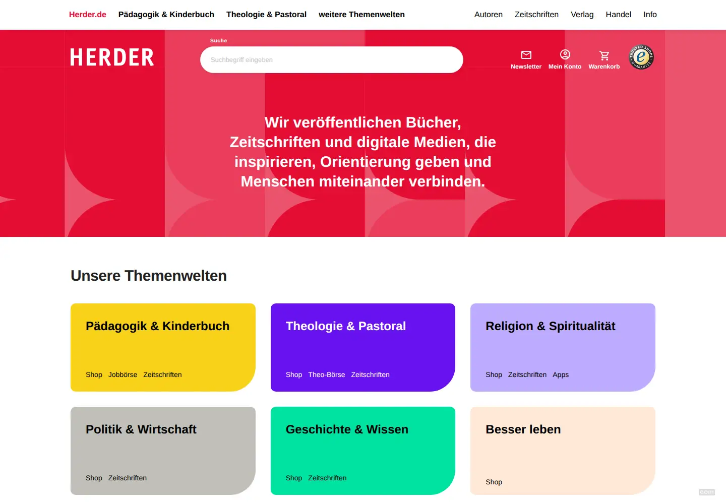 Screenshot of herder.de