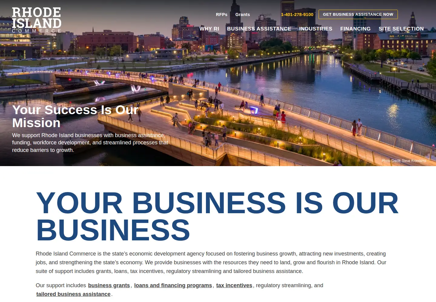 Screenshot of commerceri.com
