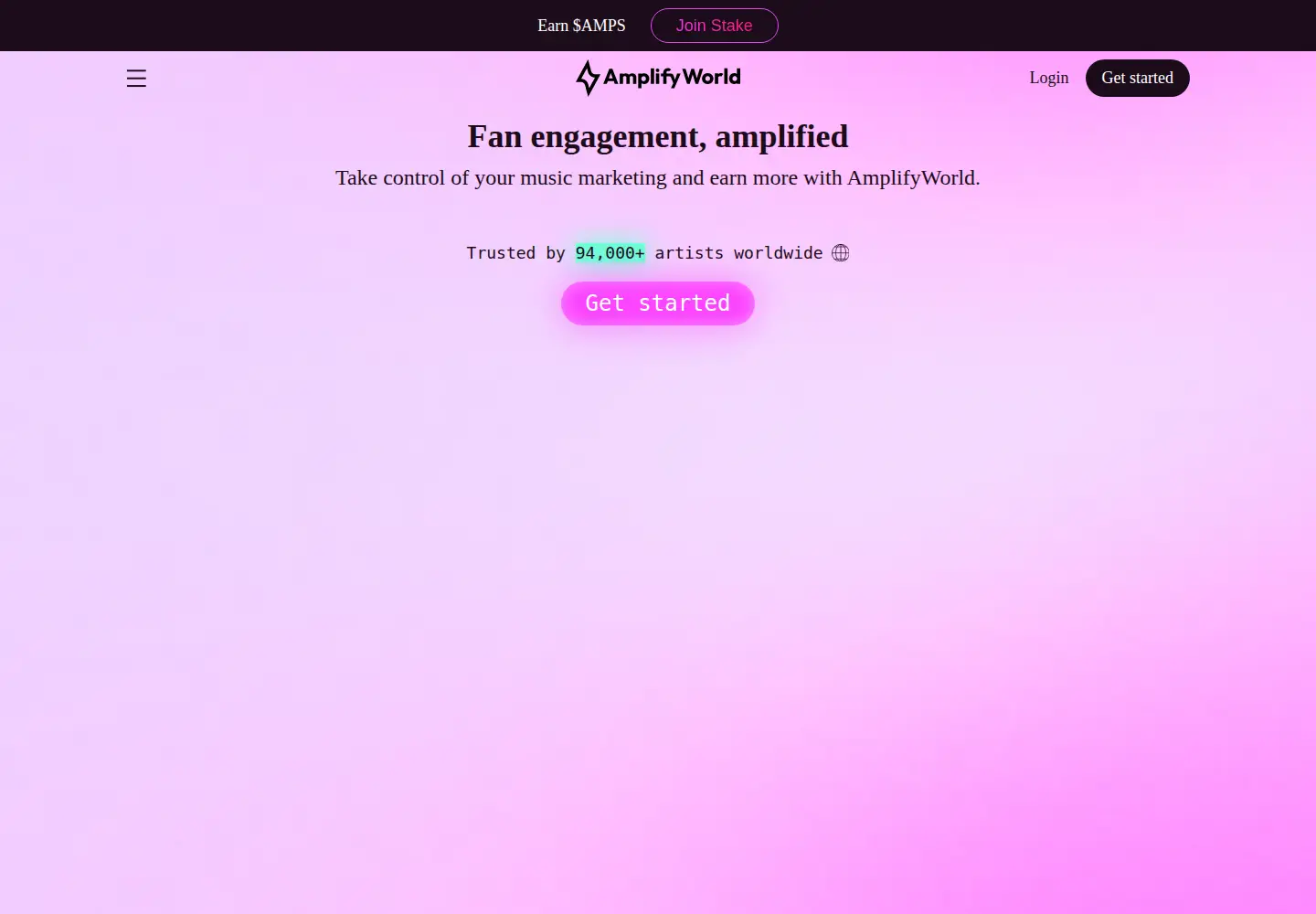 Screenshot of ampl.ink