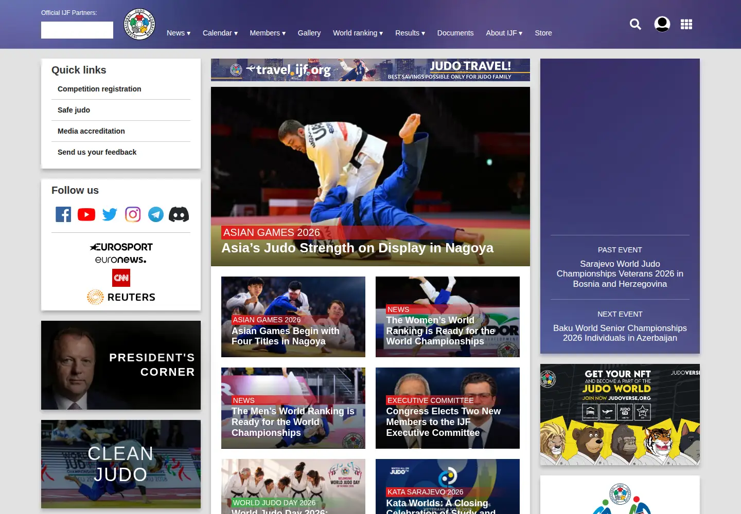Screenshot of ijf.org