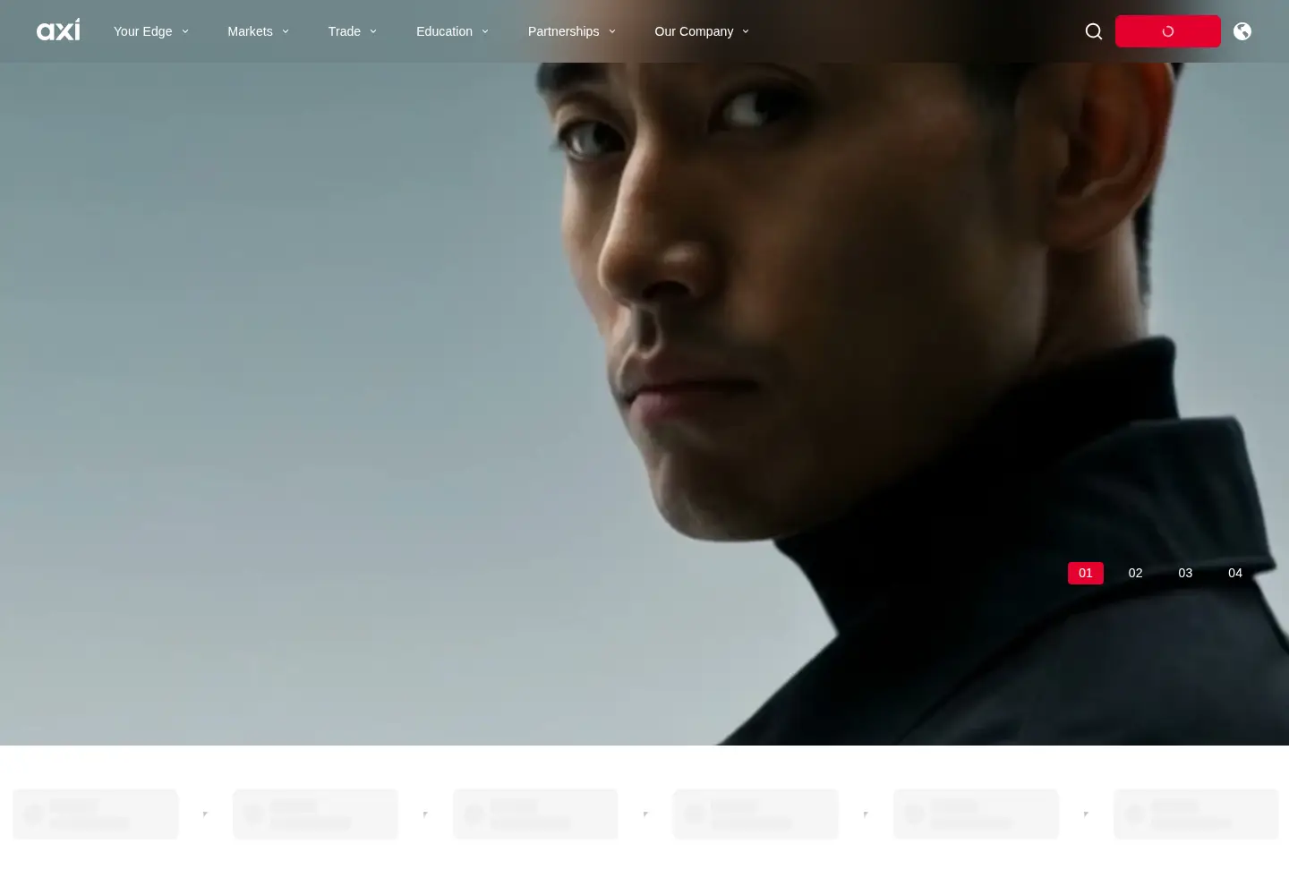 Screenshot of axi.com
