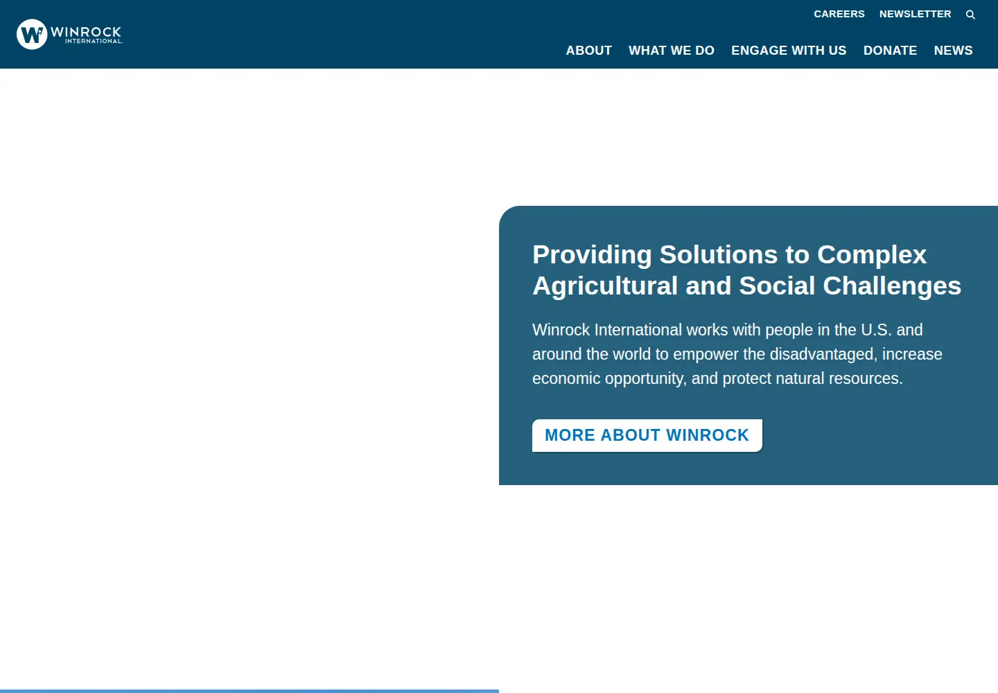 Screenshot of winrock.org