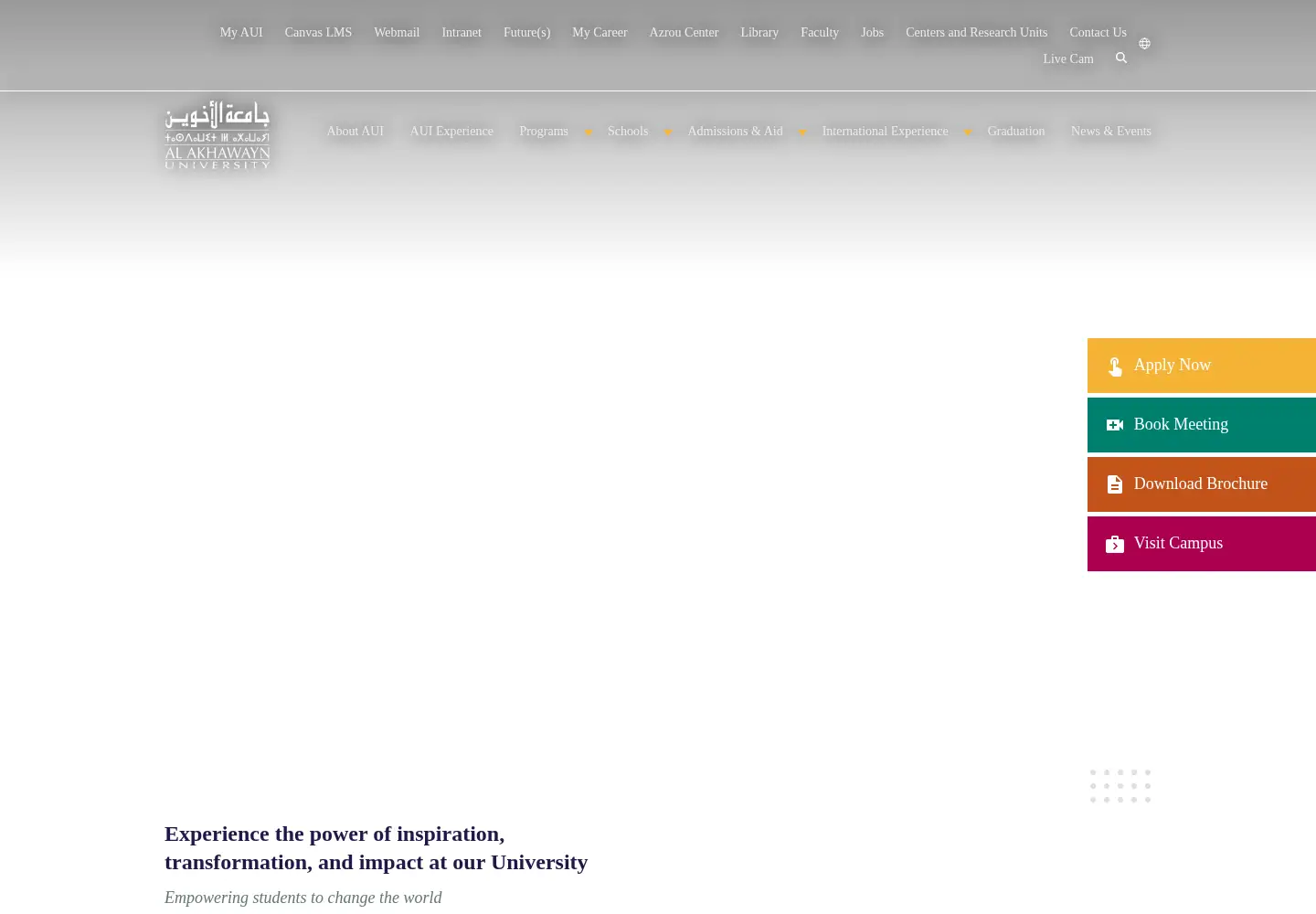Screenshot of aui.ma
