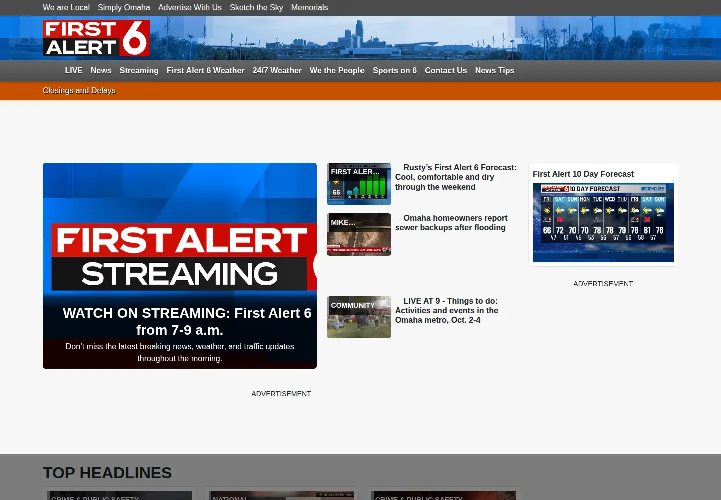 Screenshot of wowt.com