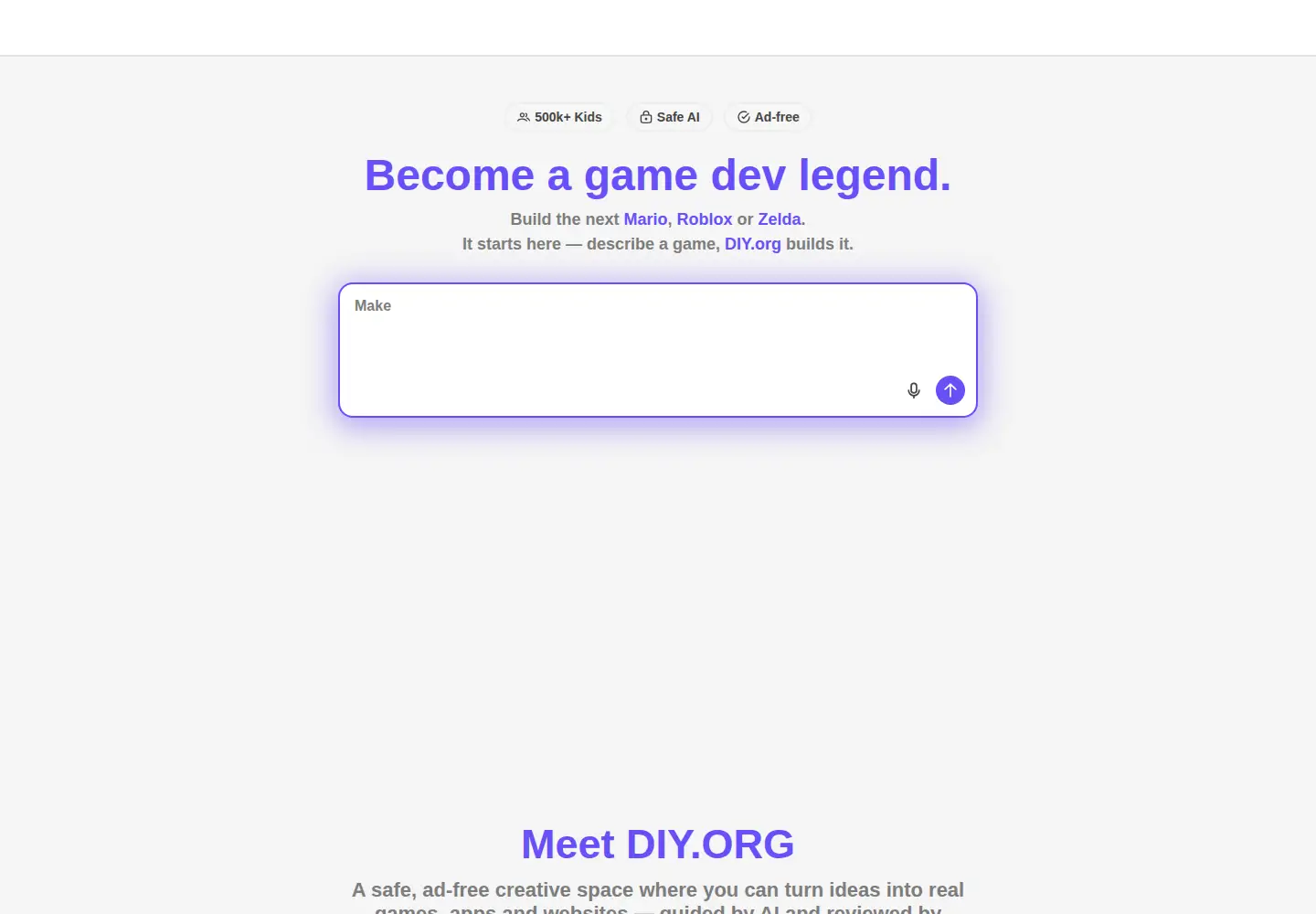 Screenshot of diy.org