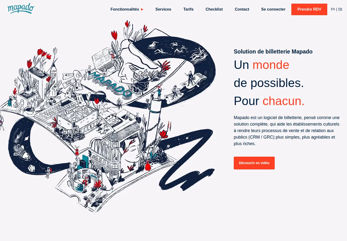 Screenshot of mapado.com