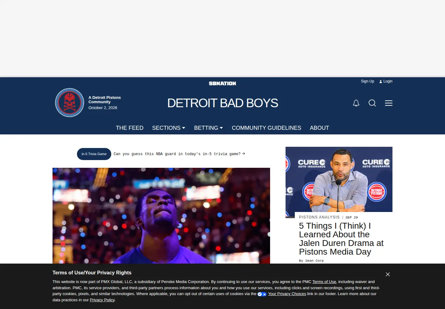 Screenshot of detroitbadboys.com