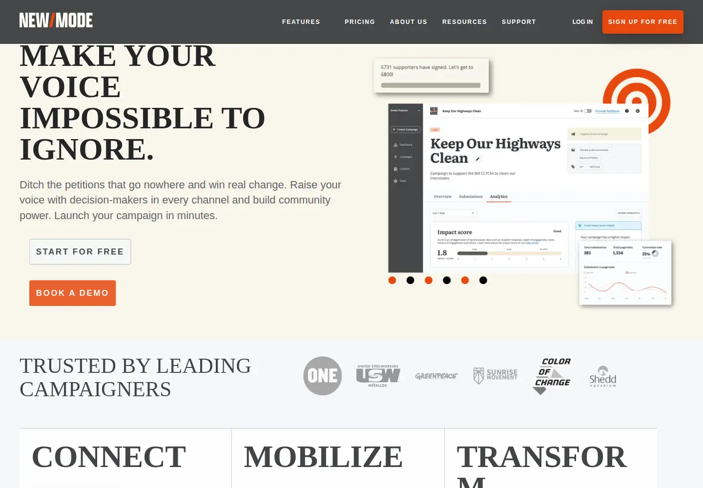 Screenshot of newmode.net
