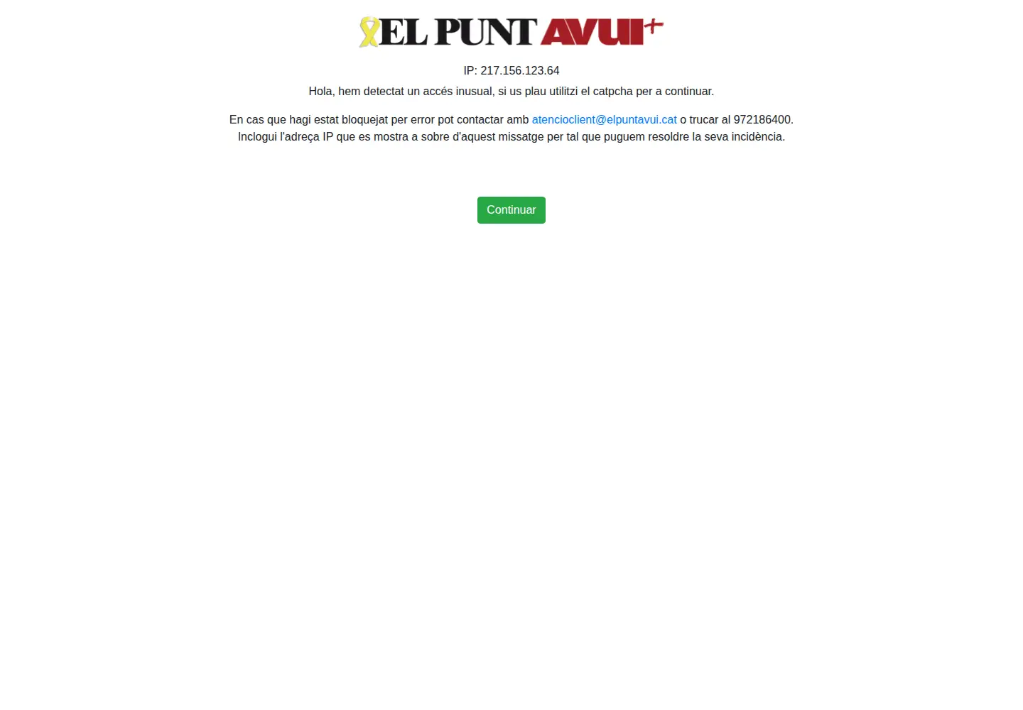 Screenshot of elpuntavui.cat