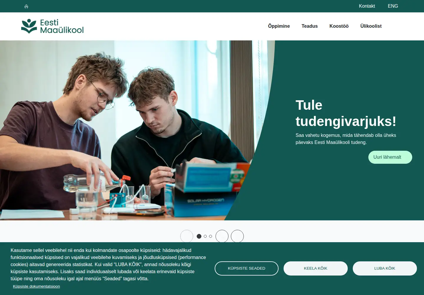 Screenshot of emu.ee