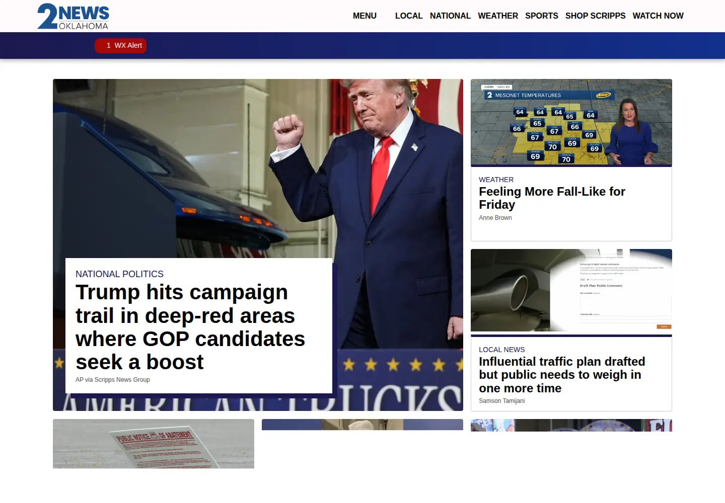 Screenshot of kjrh.com