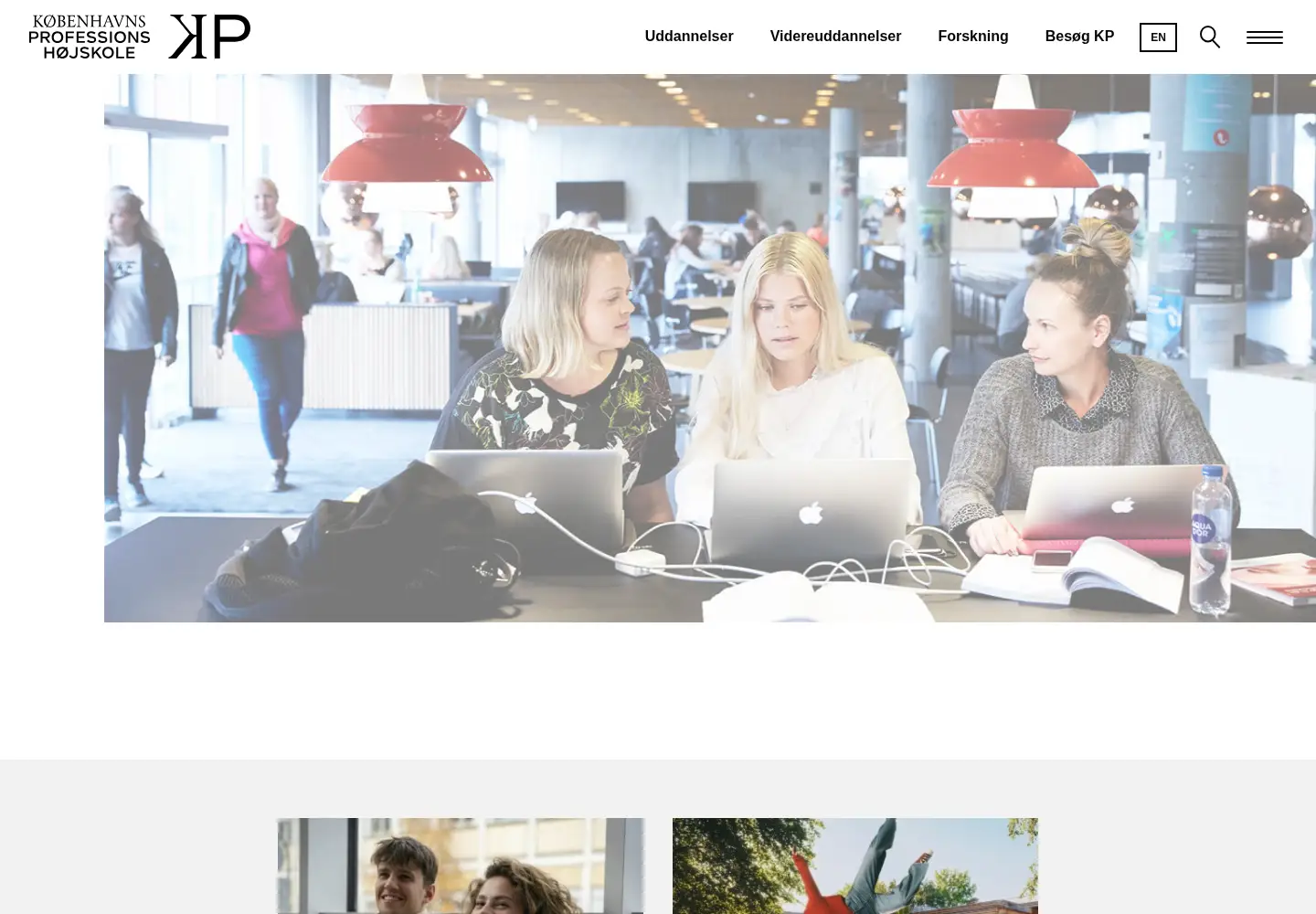 Screenshot of kp.dk