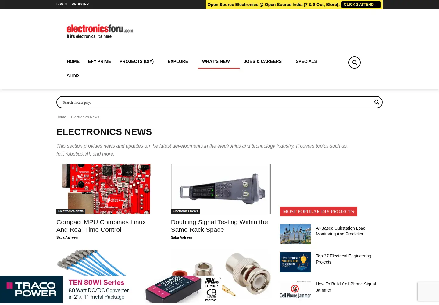Screenshot of efytimes.com
