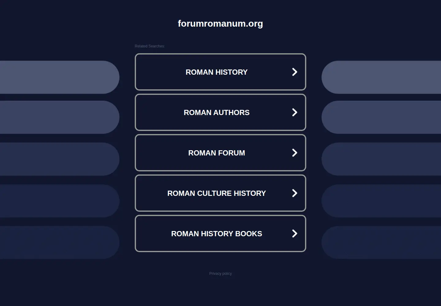 Screenshot of forumromanum.org