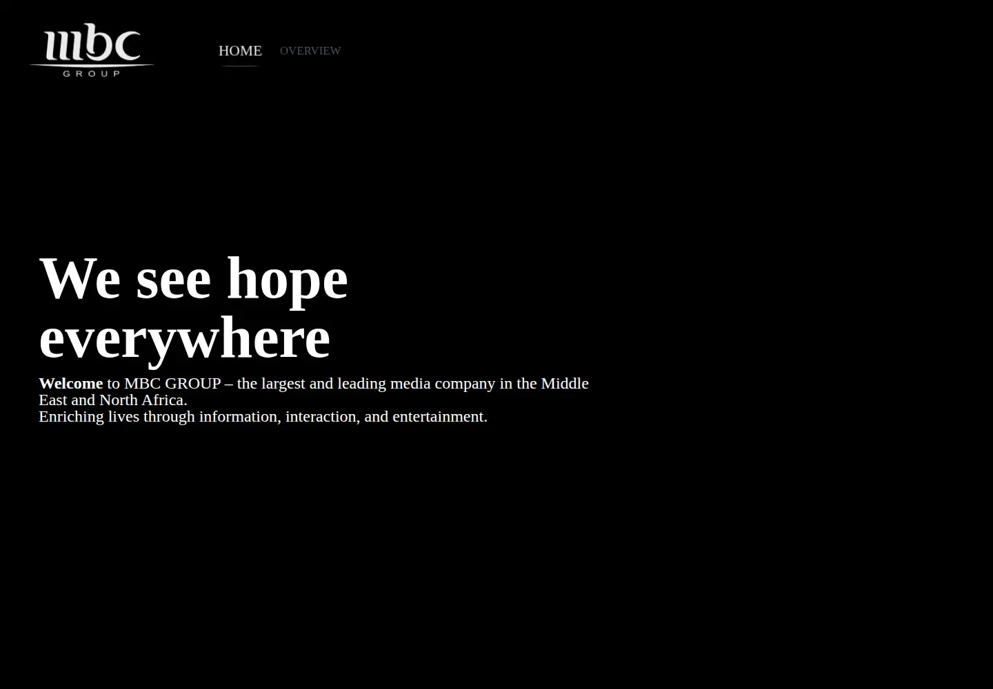 Screenshot of mbc.net