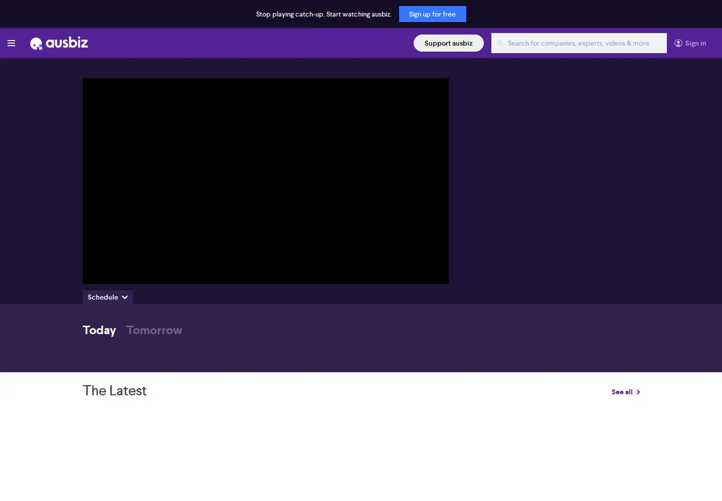 Screenshot of ausbiz.com.au