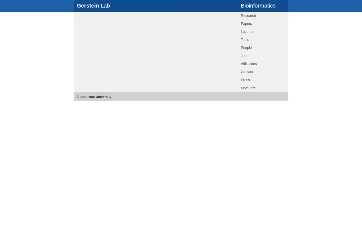 Screenshot of gersteinlab.org