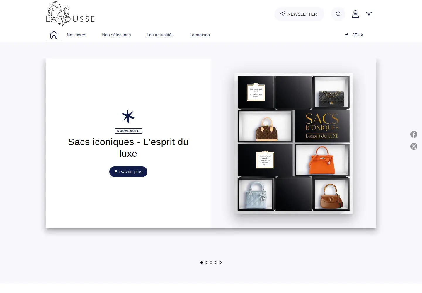 Screenshot of editions-larousse.fr