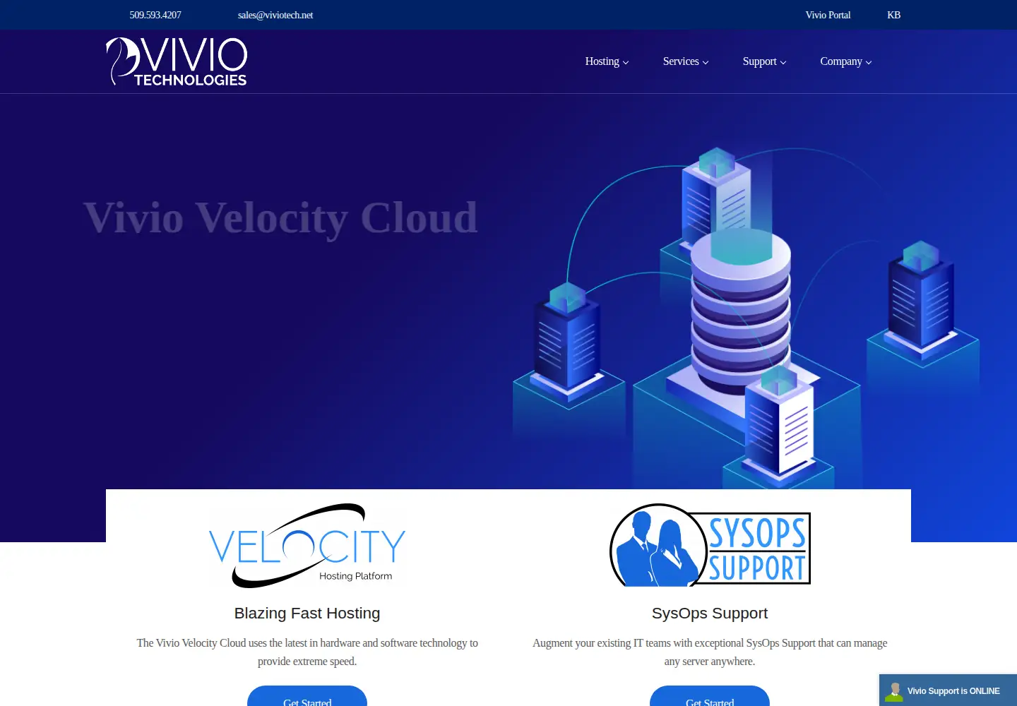 Screenshot of viviotech.net