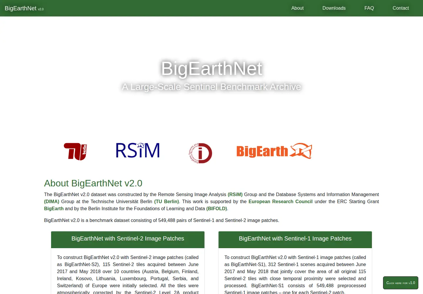 Screenshot of bigearth.net