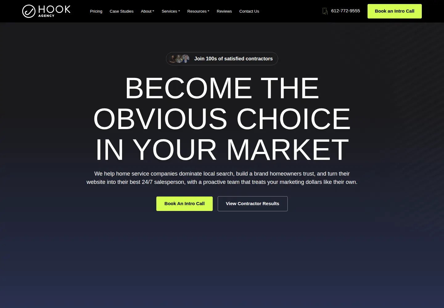 Screenshot of hookagency.com