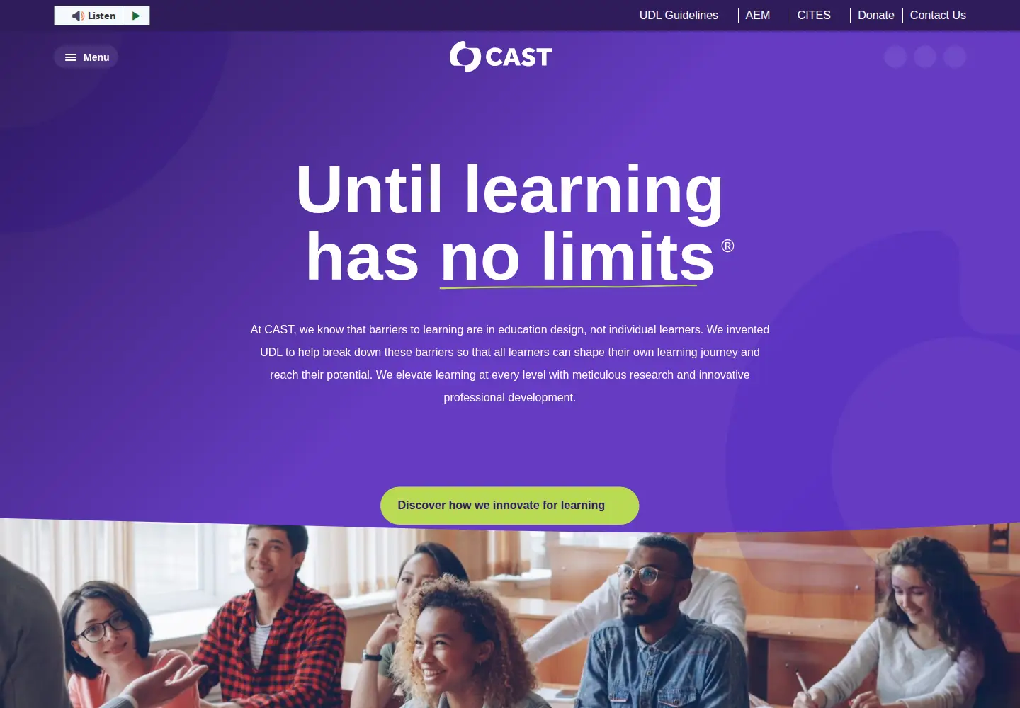 Screenshot of udlcenter.org