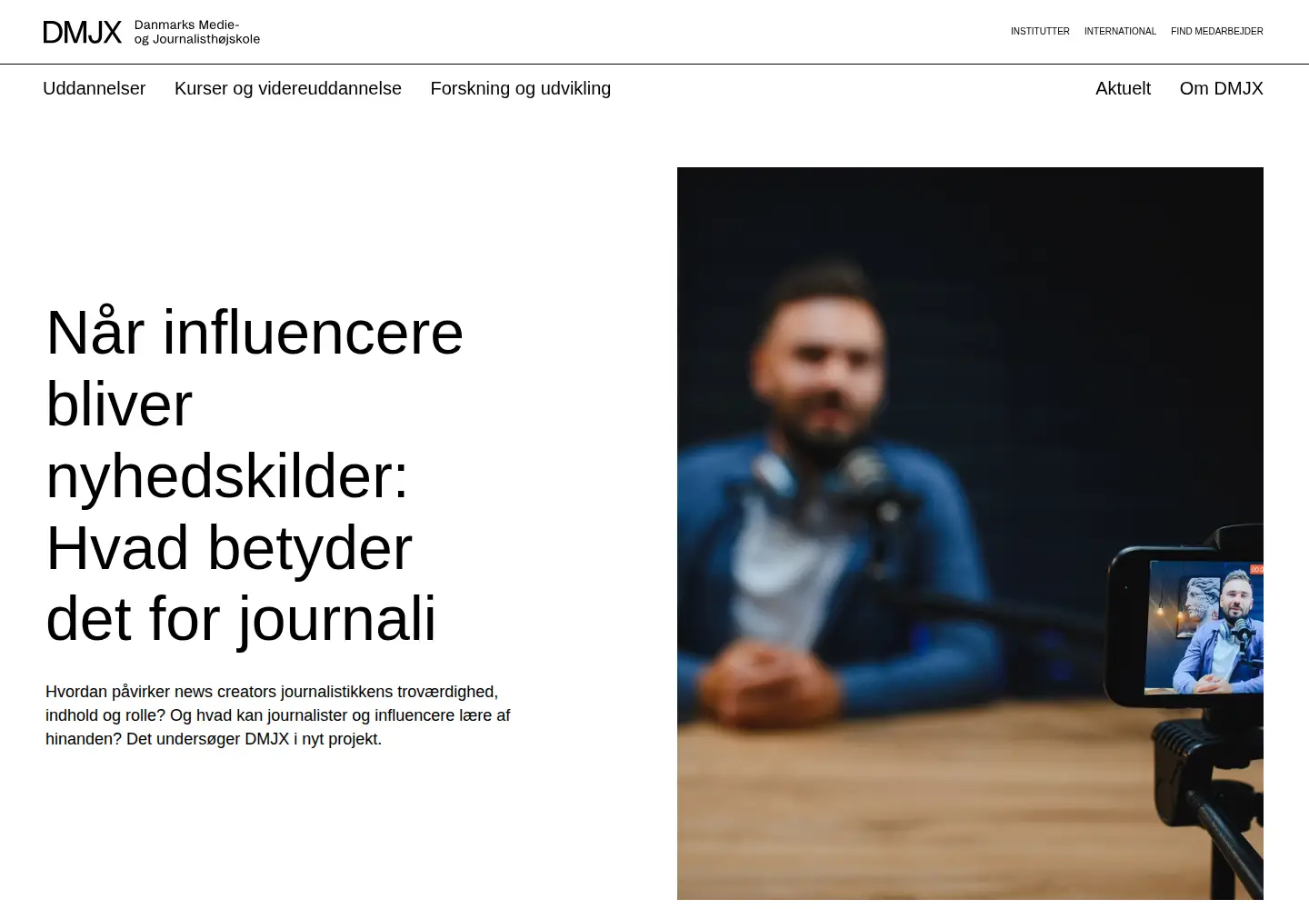 Screenshot of dmjx.dk