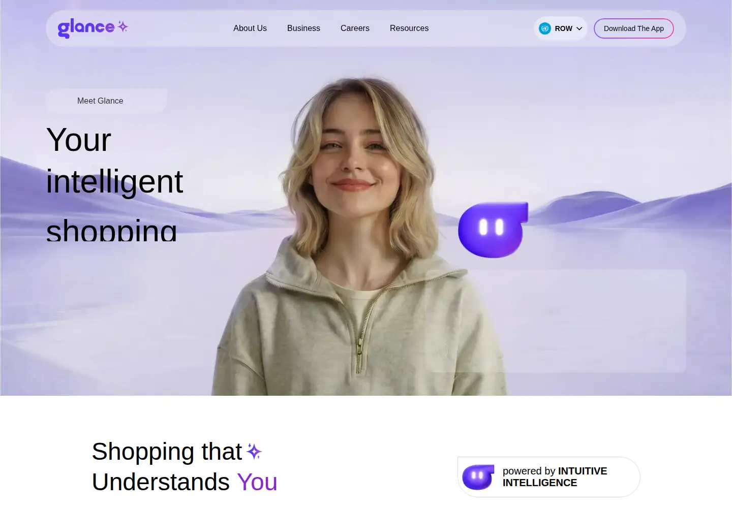 Screenshot of glance.com