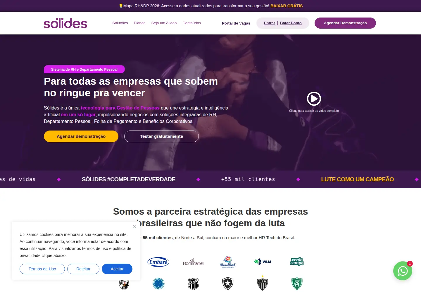 Screenshot of solides.com.br