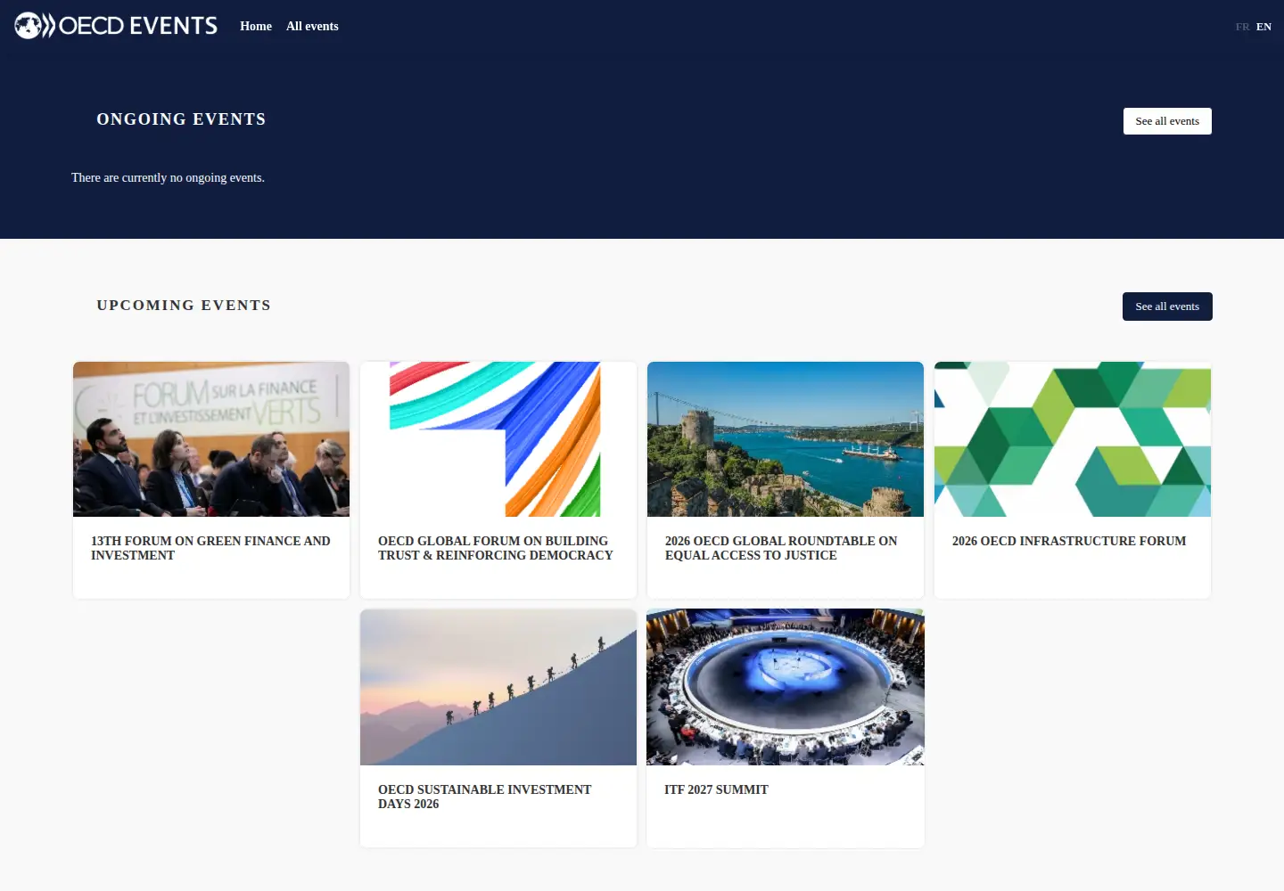 Screenshot of oecd-events.org