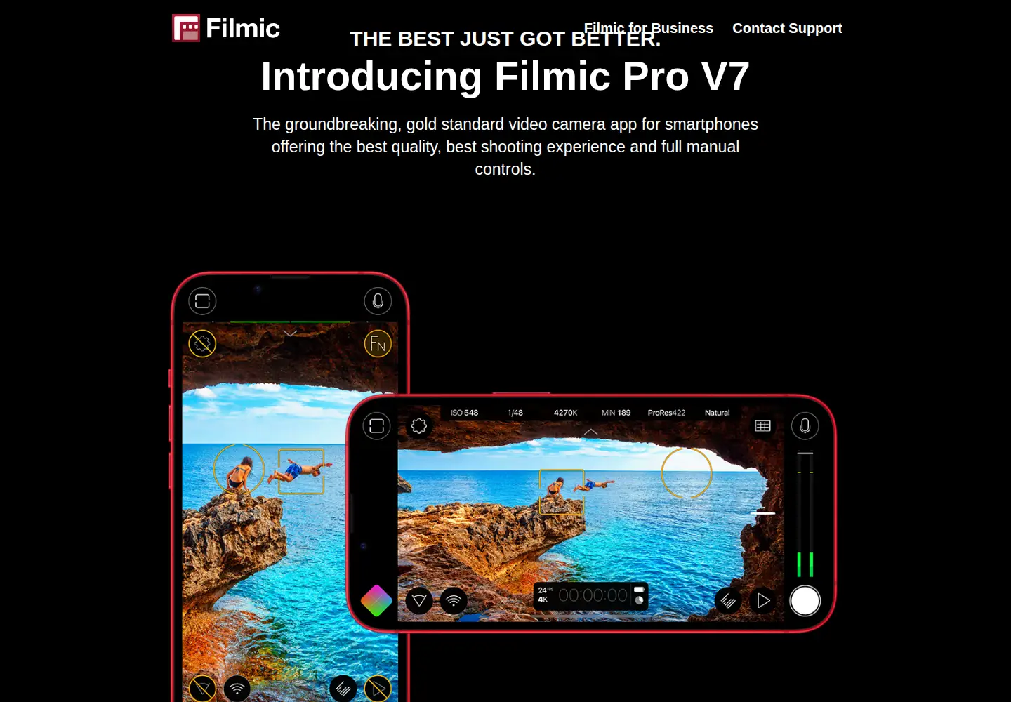 Screenshot of filmicpro.com