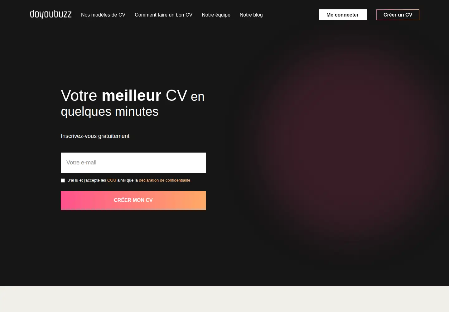Screenshot of doyoubuzz.com