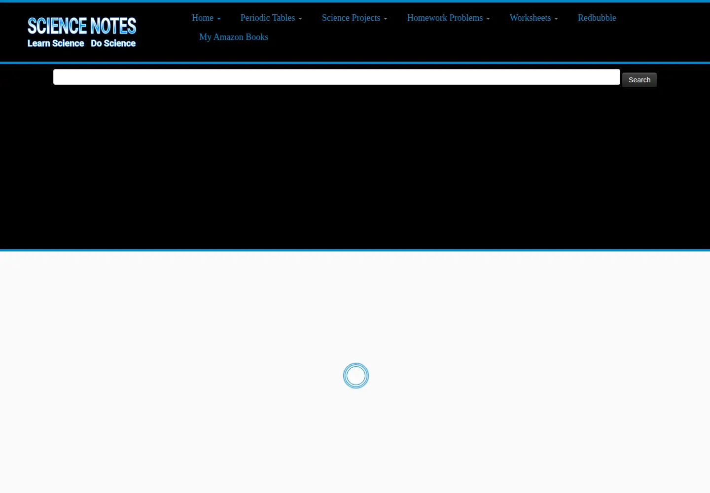 Screenshot of sciencenotes.org