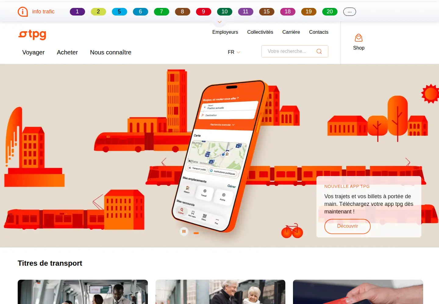 Screenshot of tpg.ch